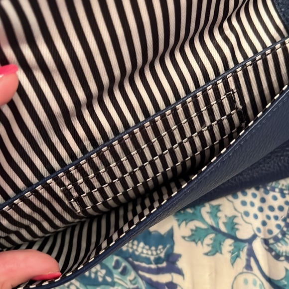 Kate Spade Blue Clutch w/ Detachable Strap